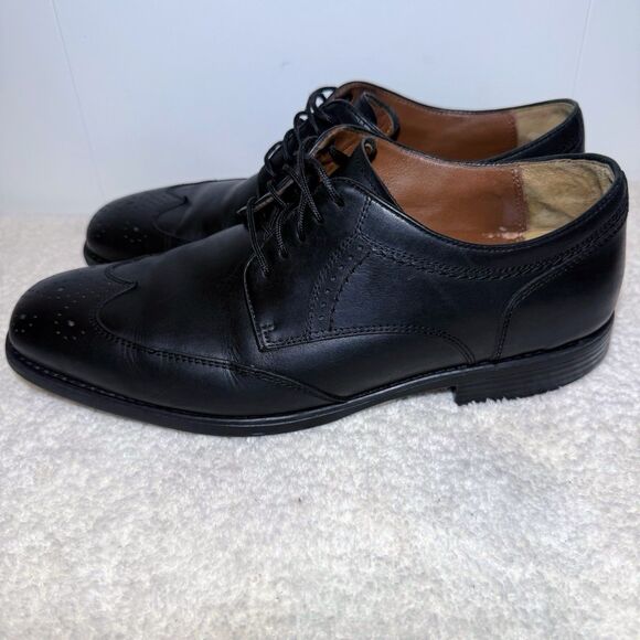 Johnston & Murphy Branning Waterproof Oxfords Dress Shoes Mens Size 11M Black - Picture 2 of 8